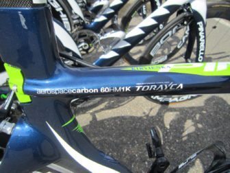 Tour de France 2012 Torayca carbon-fibre label