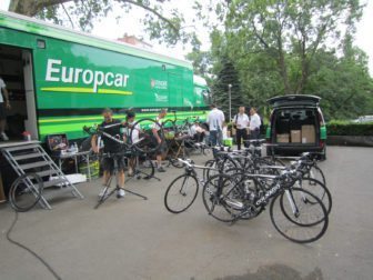 Tour de France 2012 Europcar team bus