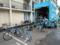 Tour de France 2012 Astana mechanics