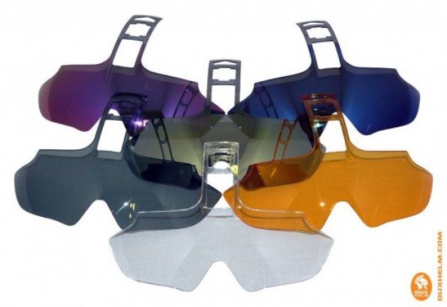 Optional lenses for the Dux Helm