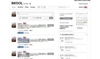 Bkool Personal Home Page Shot