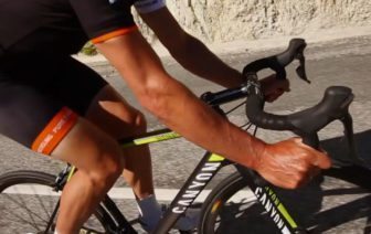 Canyon Ultimate CF SLX 2013 bike and rider