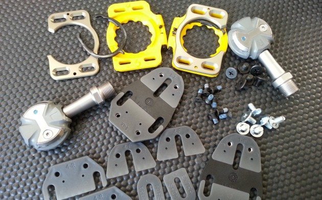 Speedplay Zero stainless steel pedals unboxed