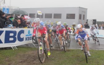 The Start of the Koksijde World Cup Cyclo-Cross
