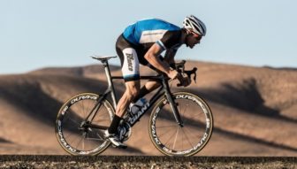 Theo Bos testing the new Giant Propel Advanced