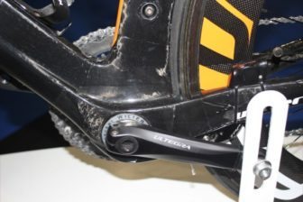Wilier Twin Foil bottom bracket area