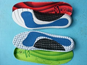 Warm and cool soles are provided, this spring we'll need the warm!