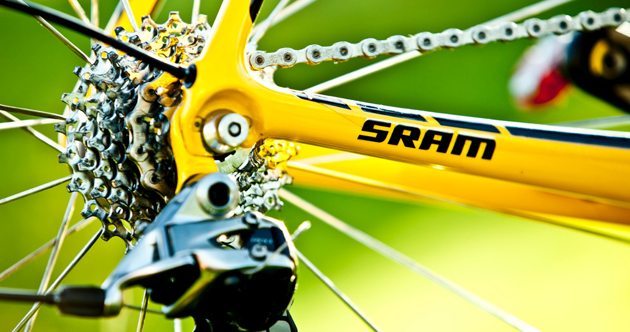 Tidy cable run and SRAM RED XG 1090 cassette on the  MTN-Qhubeka Trek Madone
