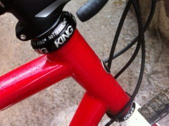 Chris King headset and TIG welds on the Pure Blood