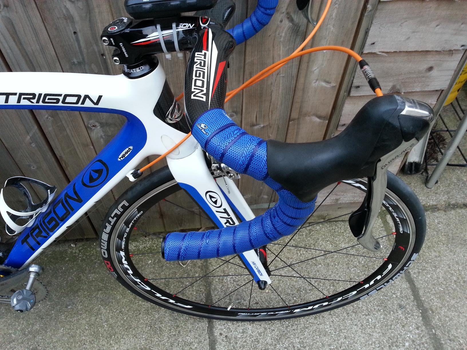 Lizard Skins on the bike