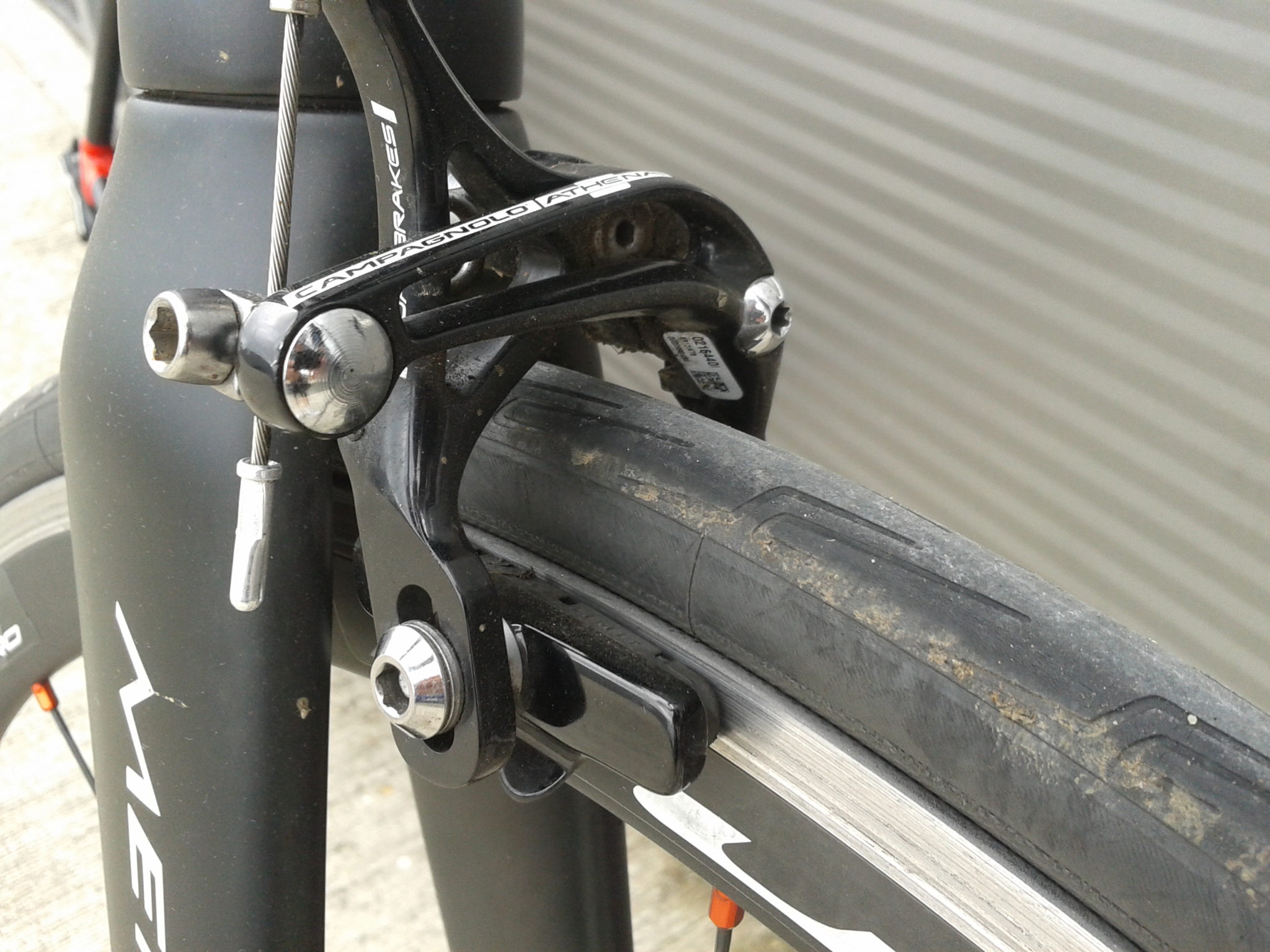 The well used Athena brakes performed admirably