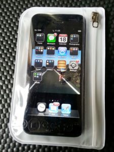pOcpac with i-phone