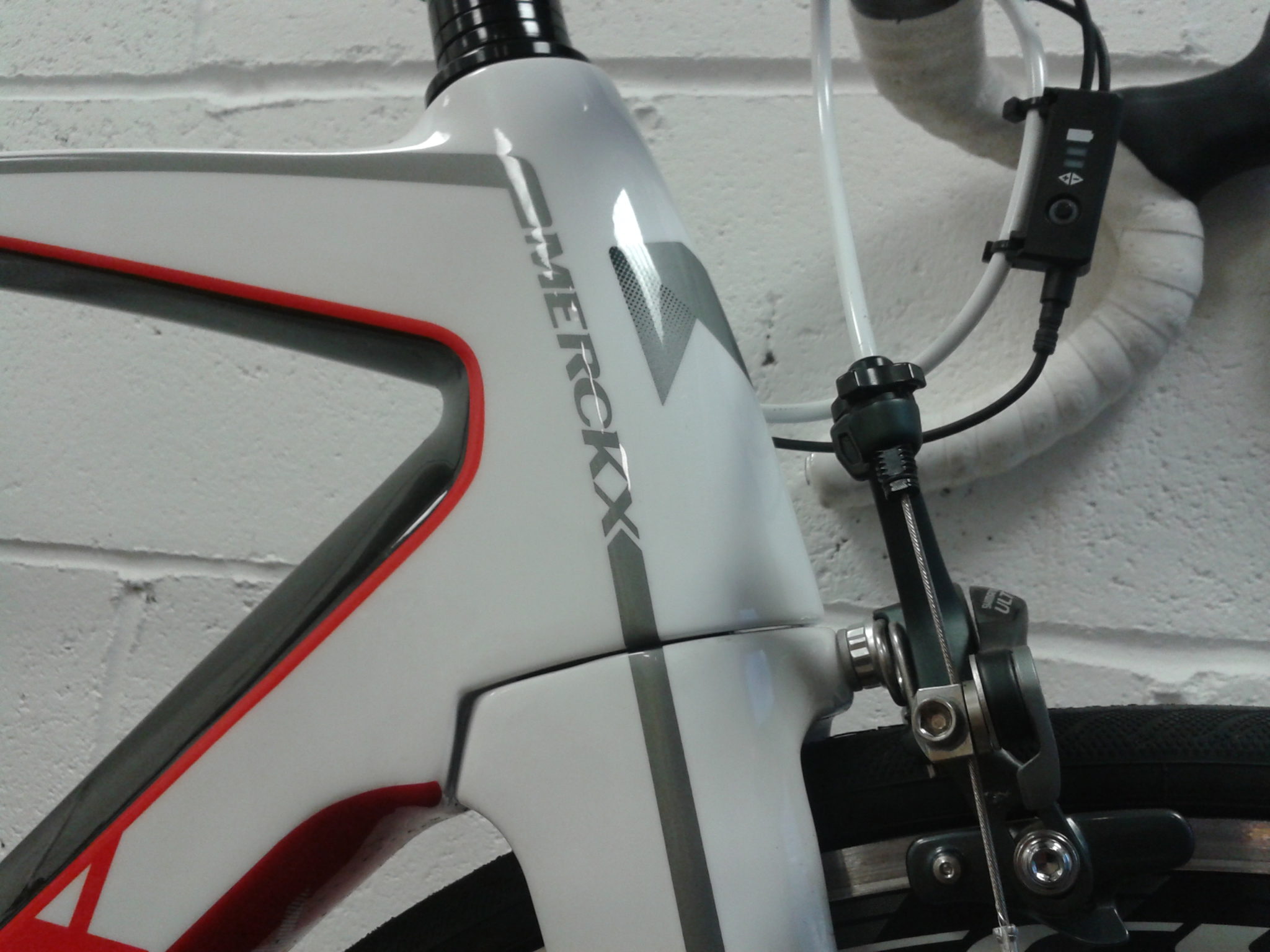 The massive headtube of the  EMX-525, will make your  bike feel inadequate!