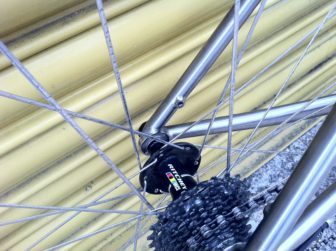 Sabbath Silk Road rear hub and dropout