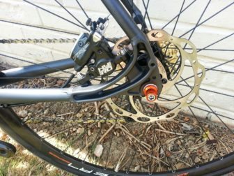 Whyte Suffolk sports TRP Hy/Rd disc brake at rear as well