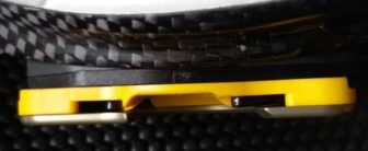 Close up of Speedplay cleat and stack height on a non-Speedplay sole