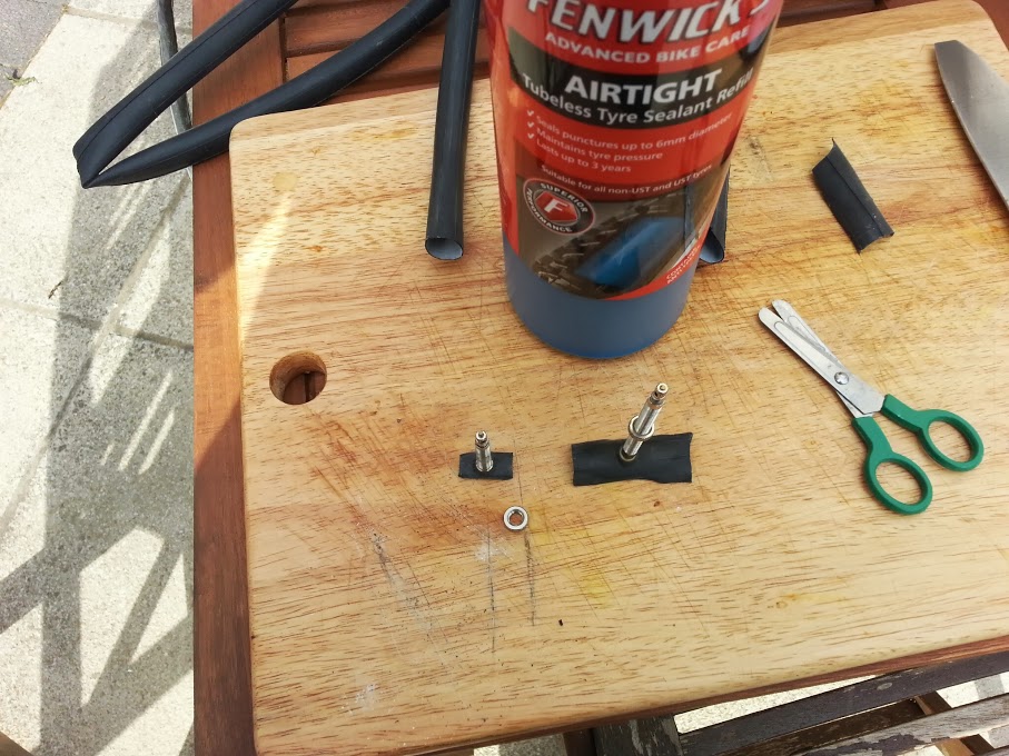 Going tubeless - not quite the long and the short of it