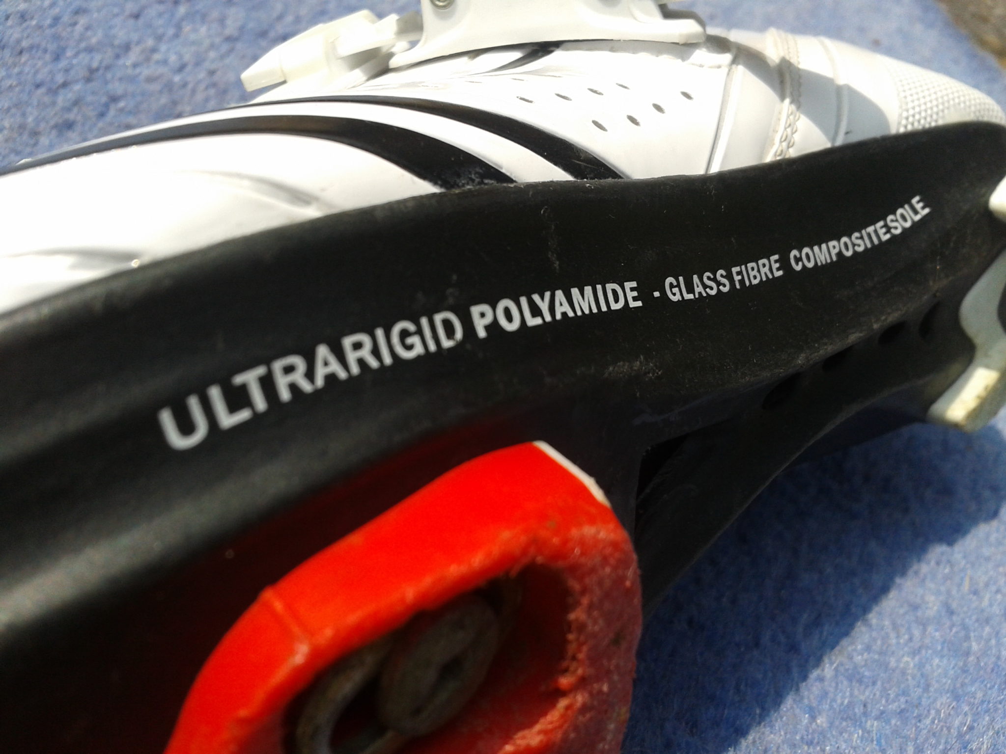 The Brios use a Polyamide sole, which is plenty stiff