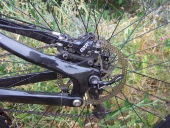 Titus Rockstar's Avid Elixir 5 rear brake