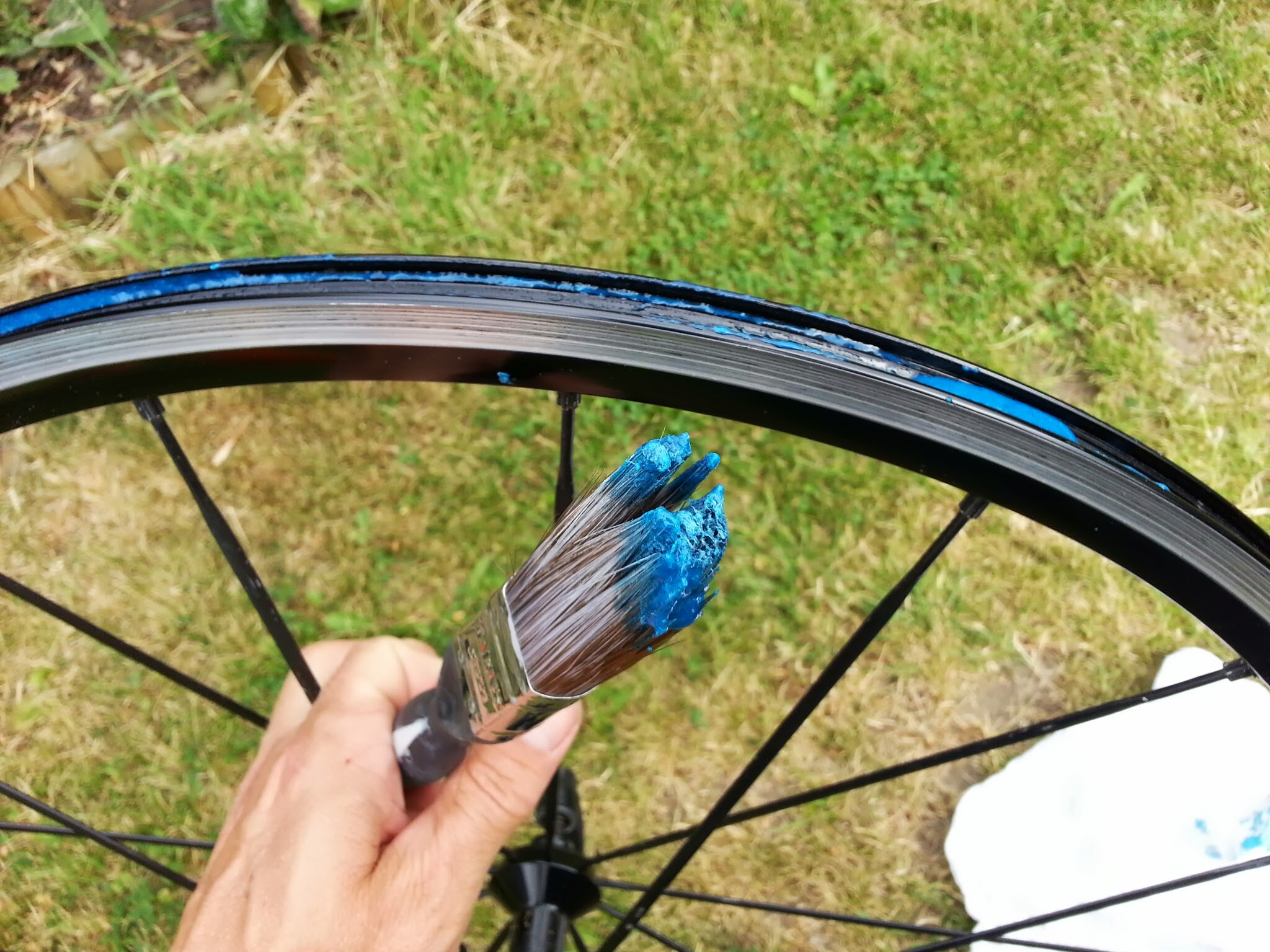 Painting on Fenwicks Airtight