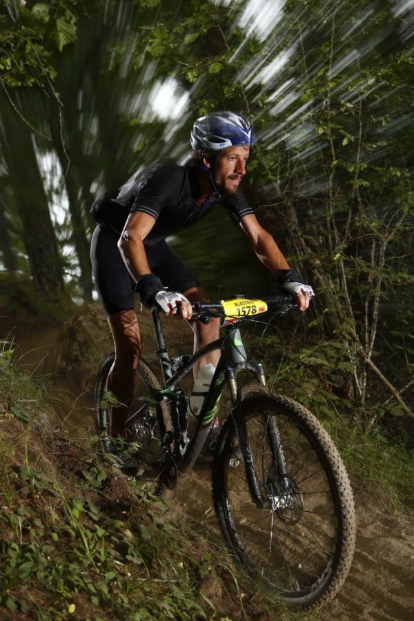 Canyon in action on the Cristalp