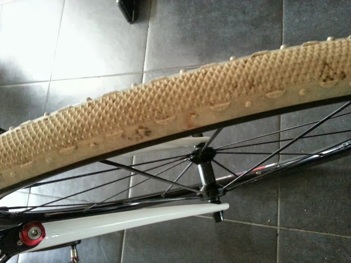 Grifo XS is no longer quite as white as when we first got them...