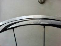 which produces a strong, light rim with an aluminium braking surface