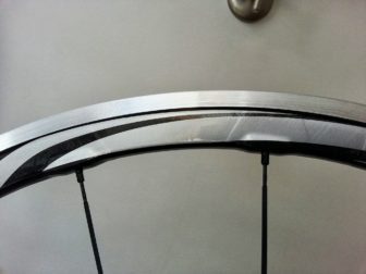 which produces a strong, light rim with an aluminium braking surface