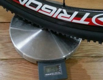 Full carbon clincher front wheel and tyre prior to sealant is 1090g.