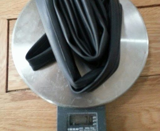 Lightweight racing inner tube weight pre-sealant is 70g