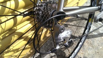 Neat rear dropout on the Mondays Child, fortunately replaceable...