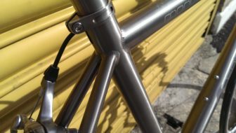 Visible welds speak volumes as to this bike's purpose