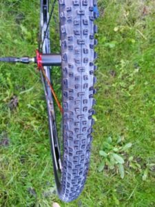Schwalbe Racing Ralph fitted to a wheel