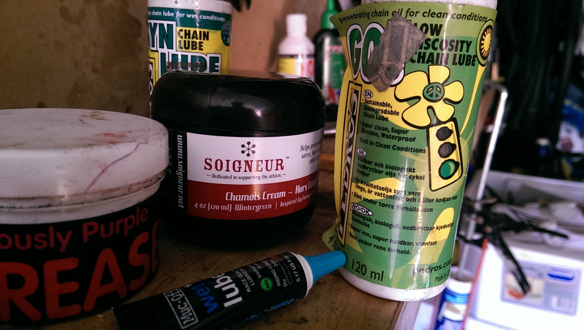 Well it is a "lube" so maybe you should keep it in the garage?