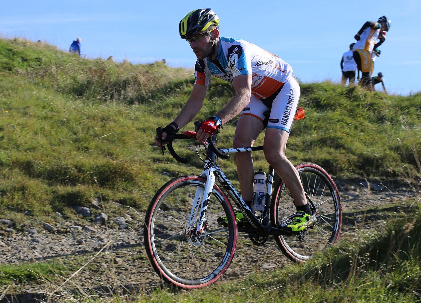 Rob on the X-Night at the 3 Peaks Cyclocross Race