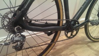 Wolf Tooth Chainring fitted to the cross bike