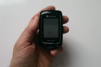 The Bryton Rider 40, a lot of tech in a small package