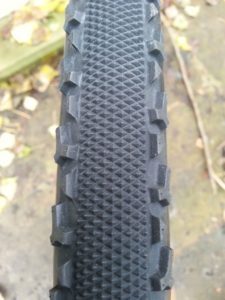 Challenge Chicane Tread combines file tread with aggressive side knobs