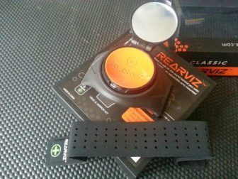 RearViz Mrror and its velcro strap