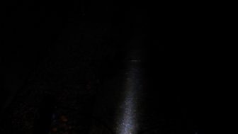 Front lights the way