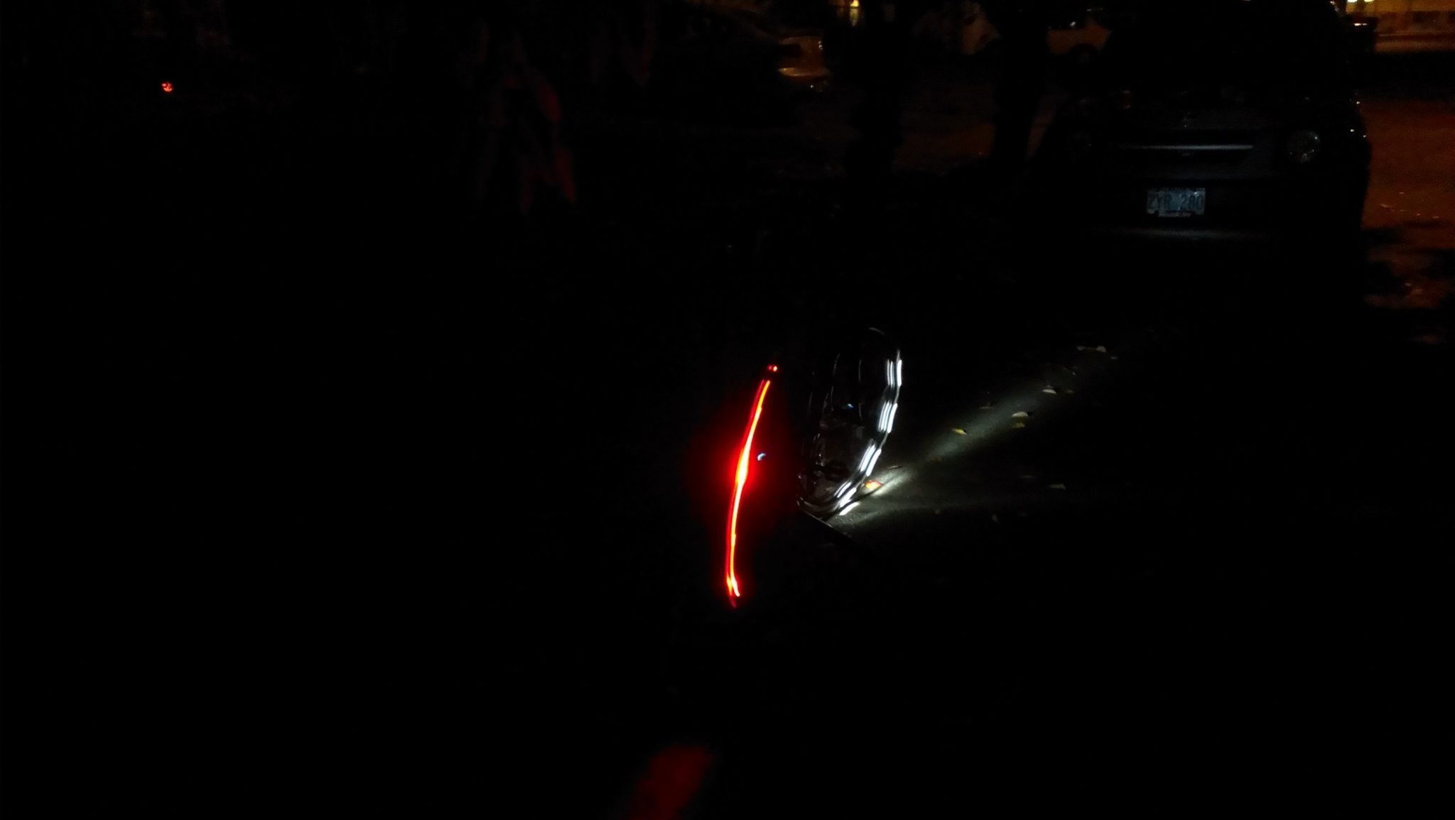 And they illuminate bike from other angles...