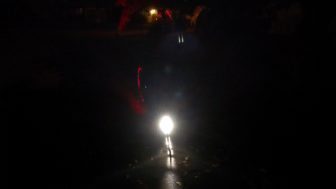 From the front, the light is low but bright