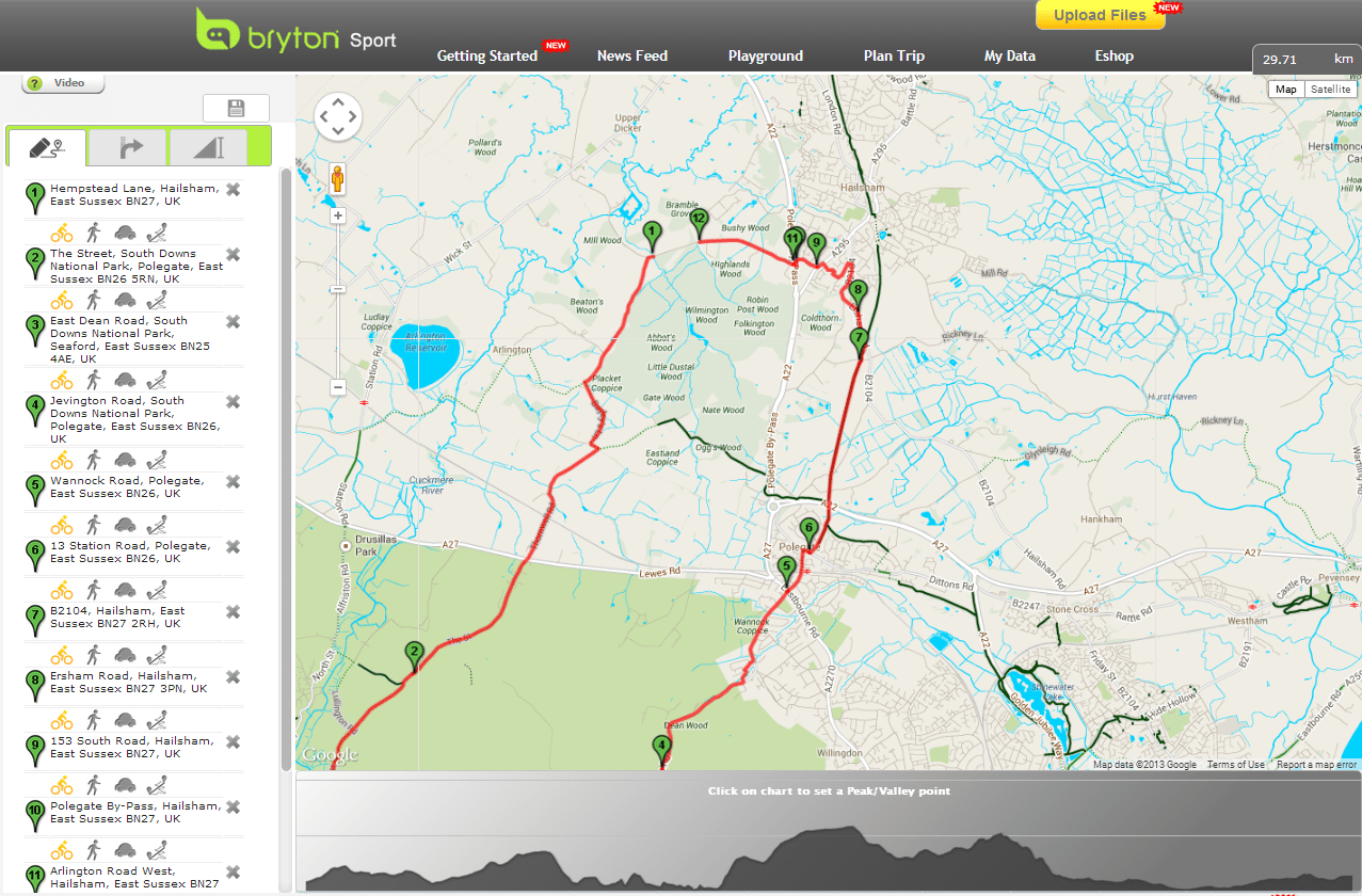 Creating your own track from scratch is simple
