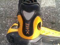 Heel cup on Lake MX331 Cross Shoes