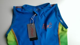 Zip placket on the Pere Triathlon Suit protects and looks neat