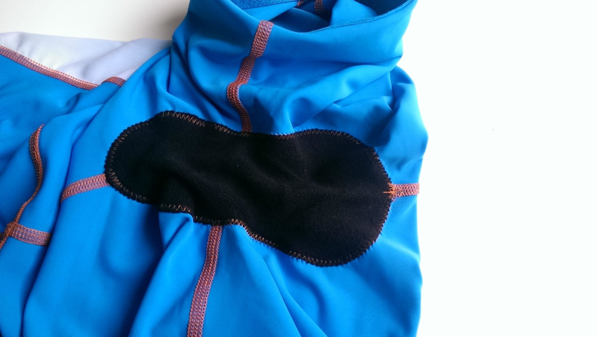 The Pere Triathlon Suit pad looks very minimalist to this cyclist