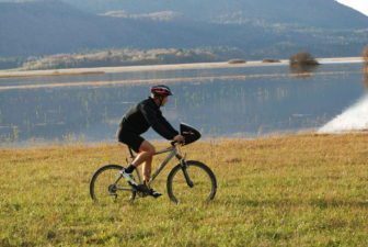 We are not sure how much testing has been done with it off-road but it looks OK over grassy fields