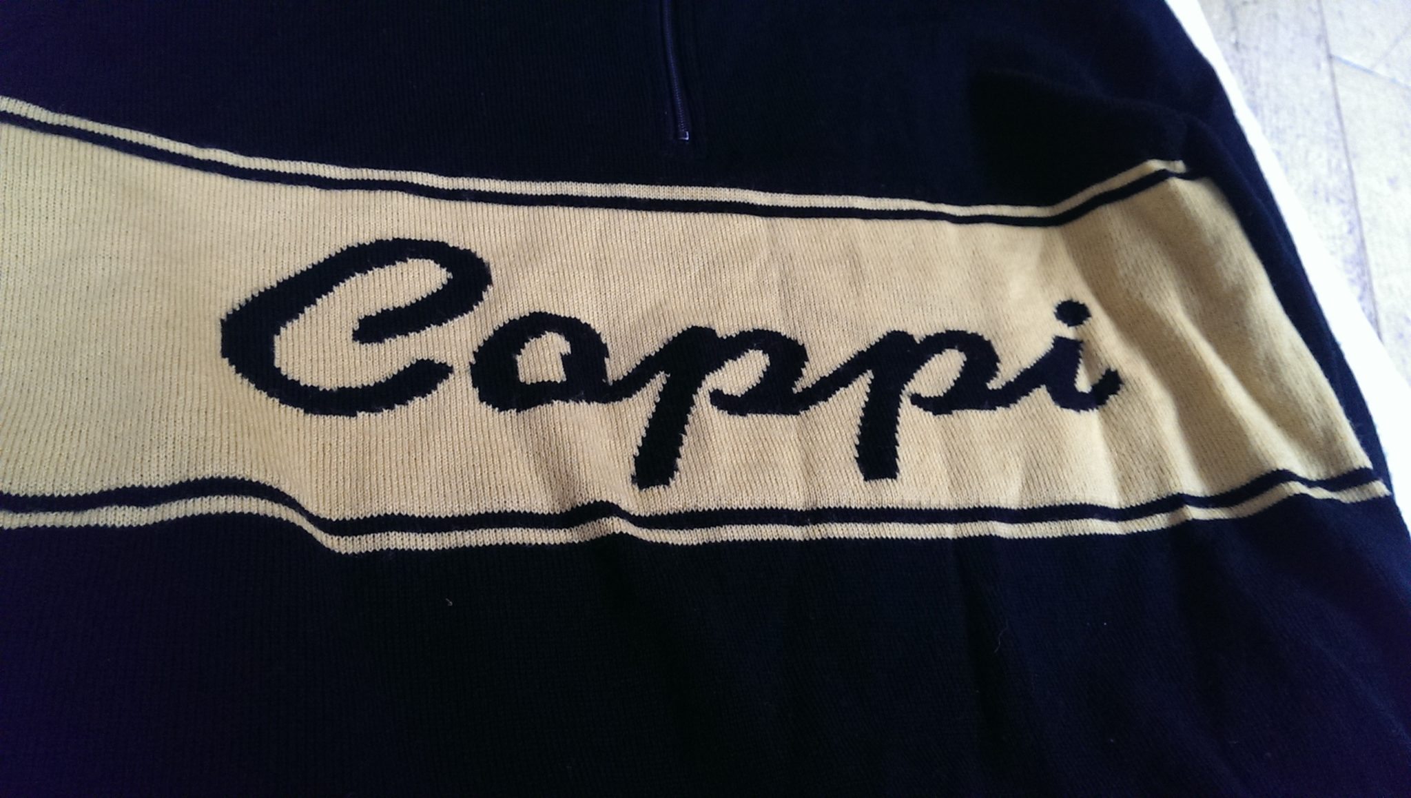 Coppi! Knitted in merino wool...