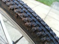 Small Block Eight tread looks like that of a hybrid tyre