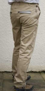 Rear view of the Chinos